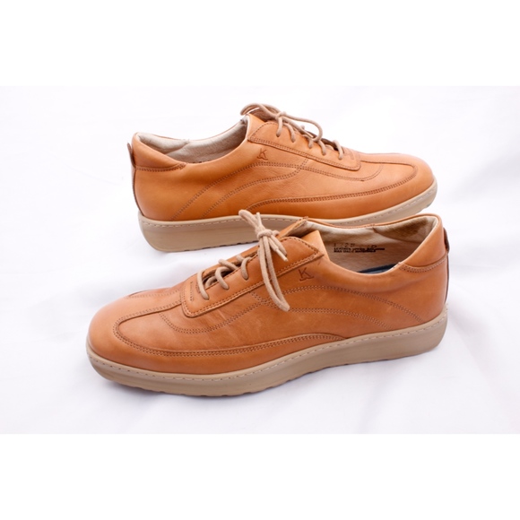 ANTICA CUOIERIA Beige/Camel Leather Oxfords - Picture 5 of 8